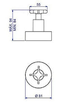 ACABAMENTO GAVETA 1 ¼ E 1 ½ - 4900.C20.GD FLEX DECA
