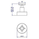 ACABAMENTO GAVETA 1 ¼ E 1 ½ - 4900.C20.GD FLEX DECA