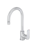 Misturador Monocomando de Mesa Cozinha 2251.C Deca Level One Cromado com Bica Móvel
