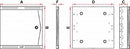 Quadro Sistema VDI 40x40 Sobrepor - Tigre