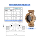 Visor para Vapor Fig. 088 2" BSP Deca